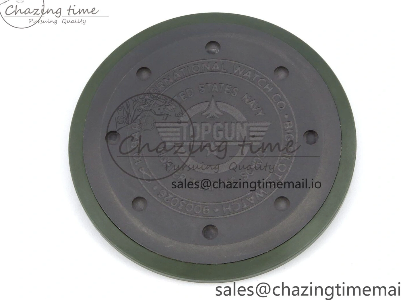 MIROTIME 0117 Big Pilot IW329802 M+F 1:1 Best Edition Green Dial on Green Nylon Strap MY Unique 7002